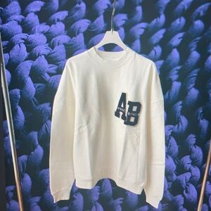 Anine Bing Tyler sweater size medium color washed white white